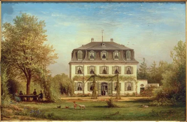 C. Morgenstern, Gartenhaus d. Família dos banqueiros Bansa, Sachsenh.